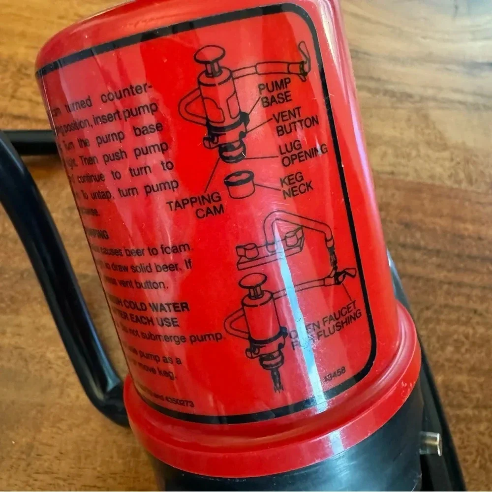 Keg Pump Red